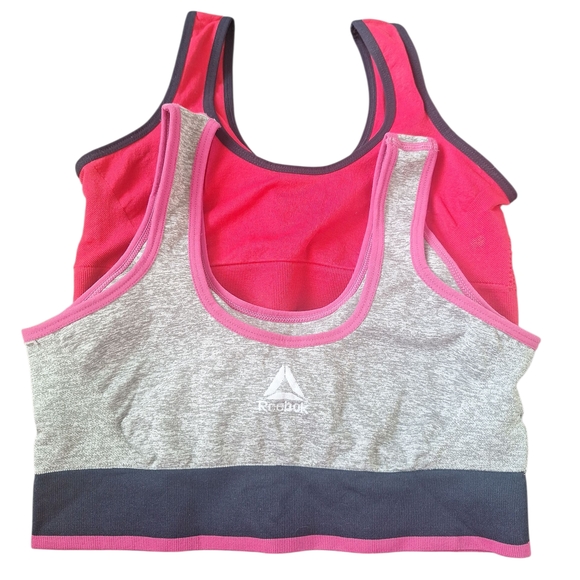 Reebok Pink and Gray Sports Bras - Picture 3 of 3
